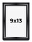 Photo Size Minimalist Shadow Box Black Picture Frame - UV Acrylic, Backing, Hanging Hardware